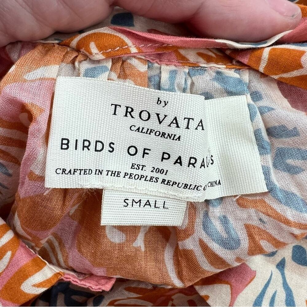 NWT Trovata Birds of paradise Martine maxi dress spiced dahlia - Picture 6 of 9